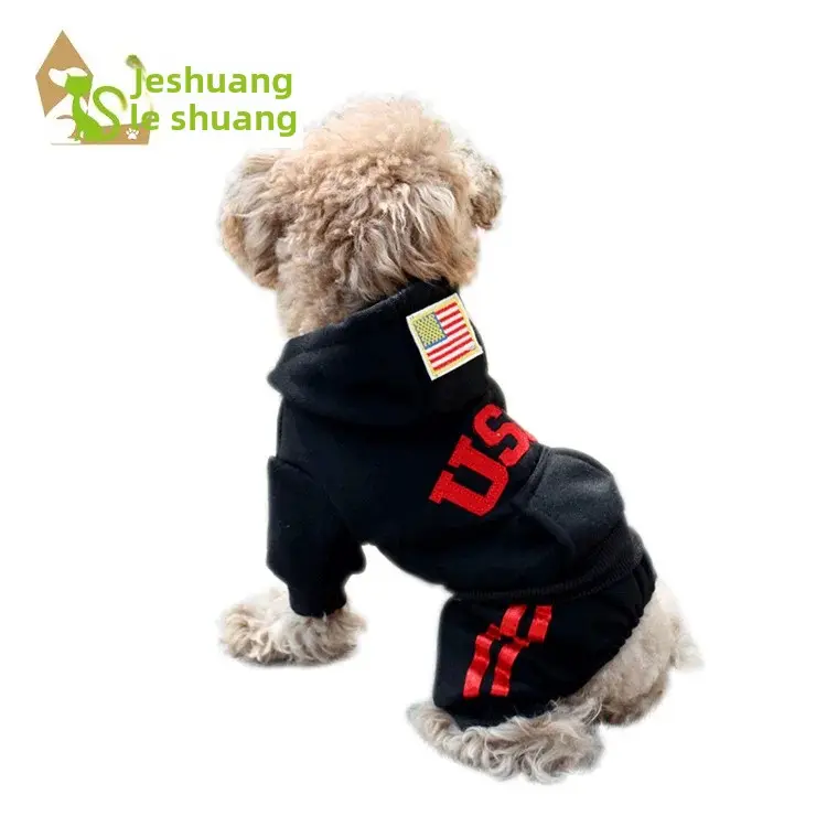 USA Pet Dog Four-Legged Jacket Spring Winter Capucha Clothes Teddy Bulldog Bichon Frise Warm Home Use Supplies China Mainland Or