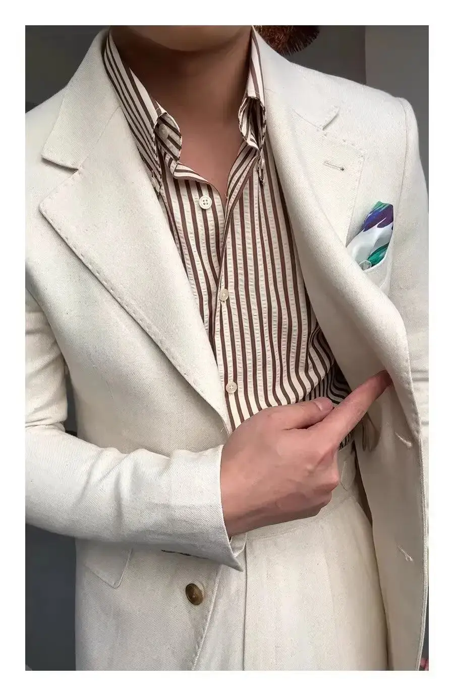2024 Letter Long Sleeve Shirt Japanese Style Hong Kong Wind INS Loose Fit Shirt Men's Summer Trendy Versatile Casual Jacket