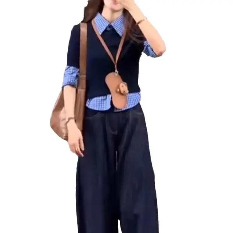Autumn 2024 New Style High-End Fashionable Women's Suit Three-Piece Set Reducing Age With Chic Korean Feel
