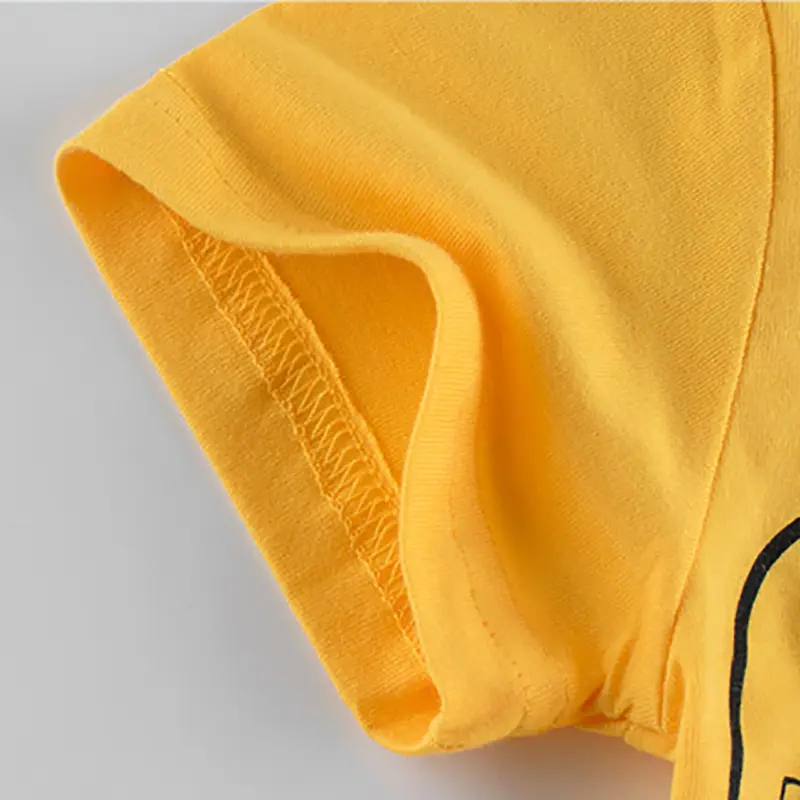 Cartoon Clothes for Boys and Girls 2025 New Spring Style Children's Pure Cotton Short Sleeve T-Shirt