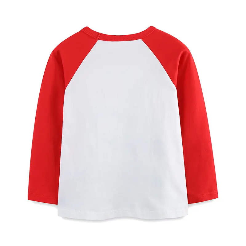 T-Shirt with Raglan Sleeves for Boys and Girls Parent-Child Family Top