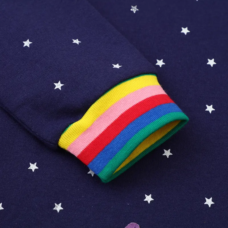 Autumn 2-7Yrs Girls Princess Dress Baby Girl Clothes Clothes Rianbow Collar Baby Girl One Piece Clothes Chirstmas Elf Kids Dress