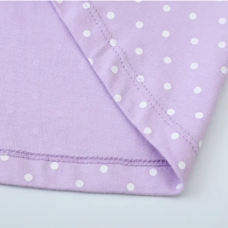 Girls Kids' Purple Polka - Dot Sleeveless Ruffled Dress with Unicorn Prints - Suitable for Toddlers