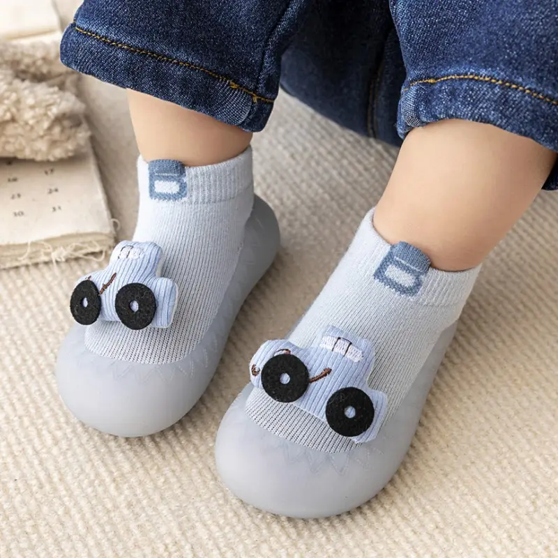 Infant Toddler Spring Summer Soft Sole Sock Shoes Cute Animals Unisex Baby Non-Slip Floor Socks Kids 0-3T Lightweight Prewalker
