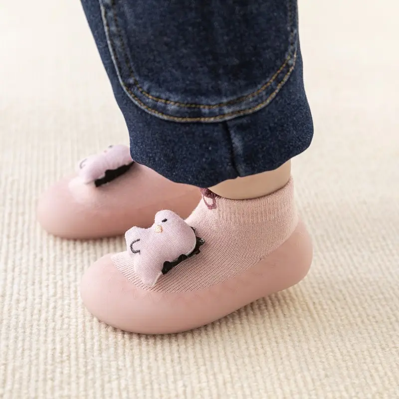 Infant Toddler Spring Summer Soft Sole Sock Shoes Cute Animals Unisex Baby Non-Slip Floor Socks Kids 0-3T Lightweight Prewalker