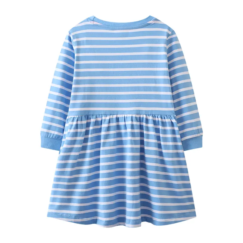 Girl Dress Cotton Summer Kids Clothes Girls Children Unicorn Dresses Long Sleeve Princess Party Outfit Children's Clothing