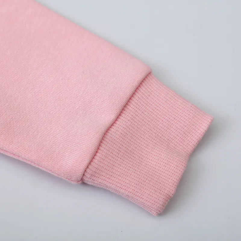 Adorable Toddler Girl Pink Pullover Bunny Embroidered Design Sweet Kids' Sweatshirt 2-7y