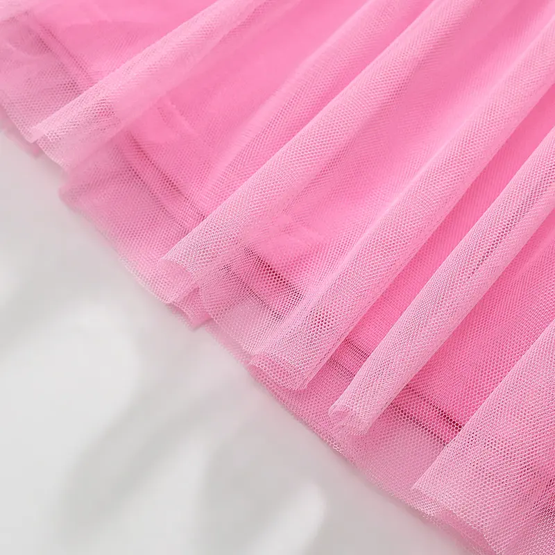 Girls Princess Comfortable Skirt Top Autumn and Winter Hooded Kids Mesh Dresses
