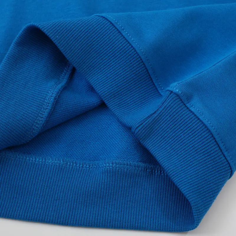 Adorable Toddler Girl Blue Pullover Charming Flower Embroidered Sleeves Comfortable & Cute Ideal for Everyday Wear