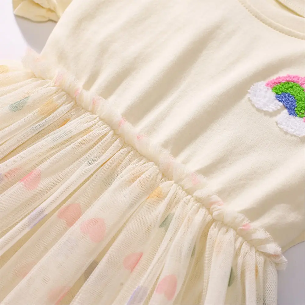 Girl's Dresses Children's Baby Mesh Dress Summer Charm Classy Sweet Fashion Princess Dress Party