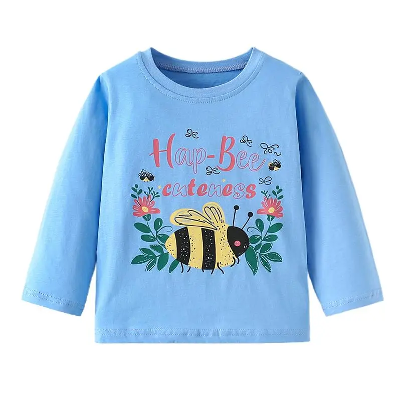 Children's Clothing Children's Long Sleeve T-shirt Unisex Kids 2025 New Spring Pure Cotton Versatile Bottoming Shirt
