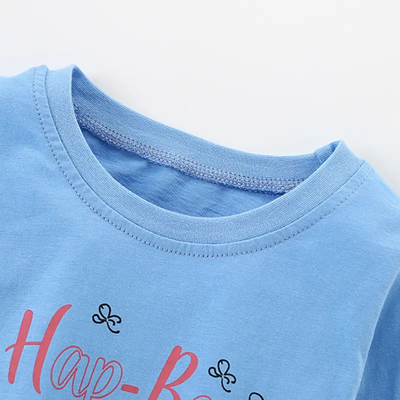 Children's Clothing Children's Long Sleeve T-shirt Unisex Kids 2025 New Spring Pure Cotton Versatile Bottoming Shirt