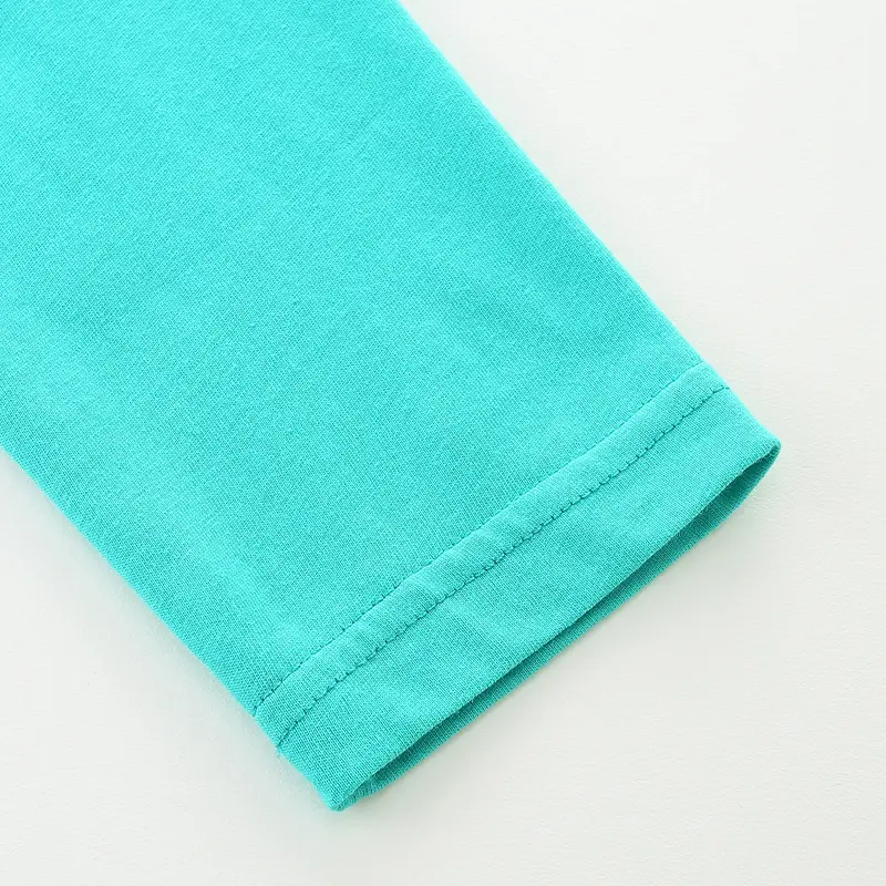 Boys' Turquoise Long - Sleeve T - shirt - with Adorable Farm Animal Print (Sheep, Rabbit, Birds) - Suitable for Ages 2-7y
