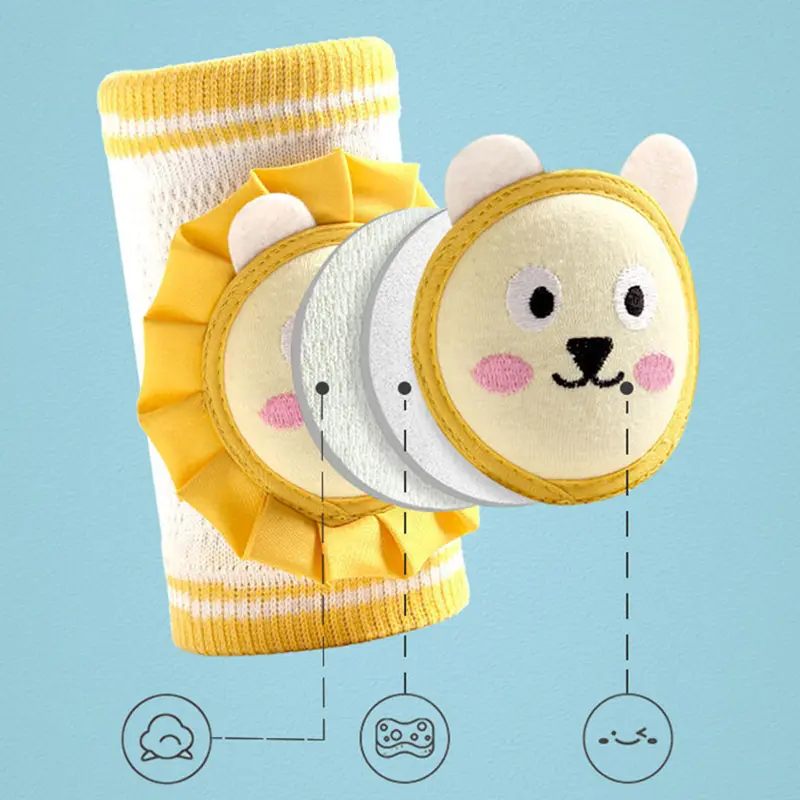 Kids Safety Crawling Elbow Baby Knee Pad Cushion Summer Infants Toddlers Protector Safety Kneepad Kids Leg Warmers