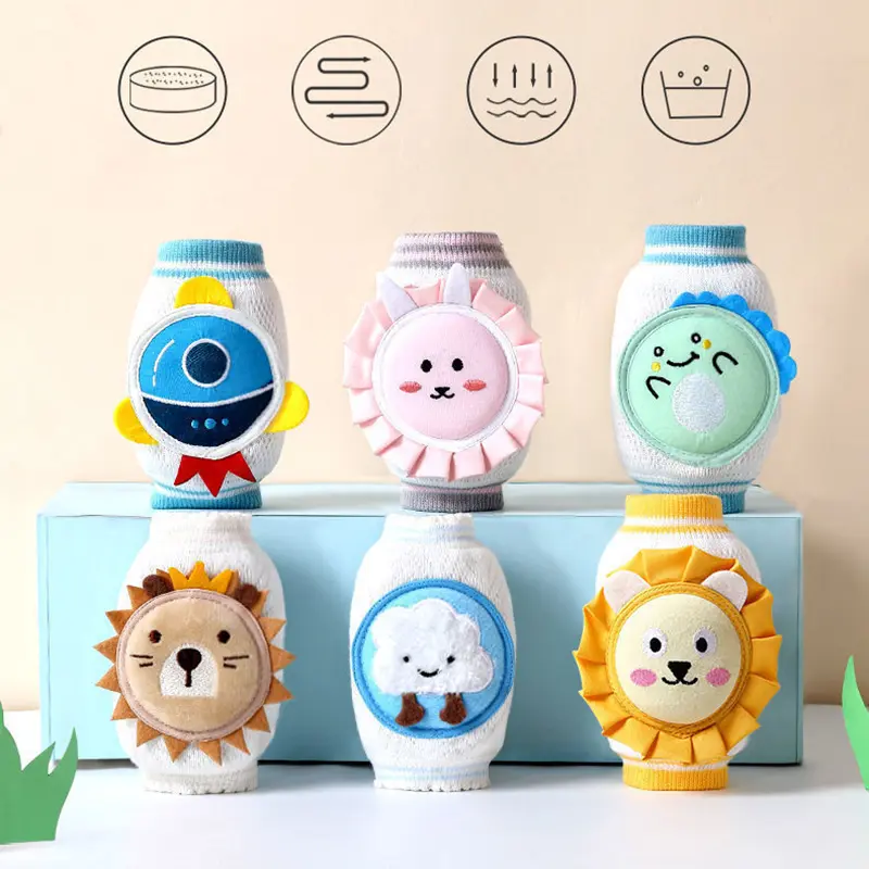 Kids Safety Crawling Elbow Baby Knee Pad Cushion Summer Infants Toddlers Protector Safety Kneepad Kids Leg Warmers