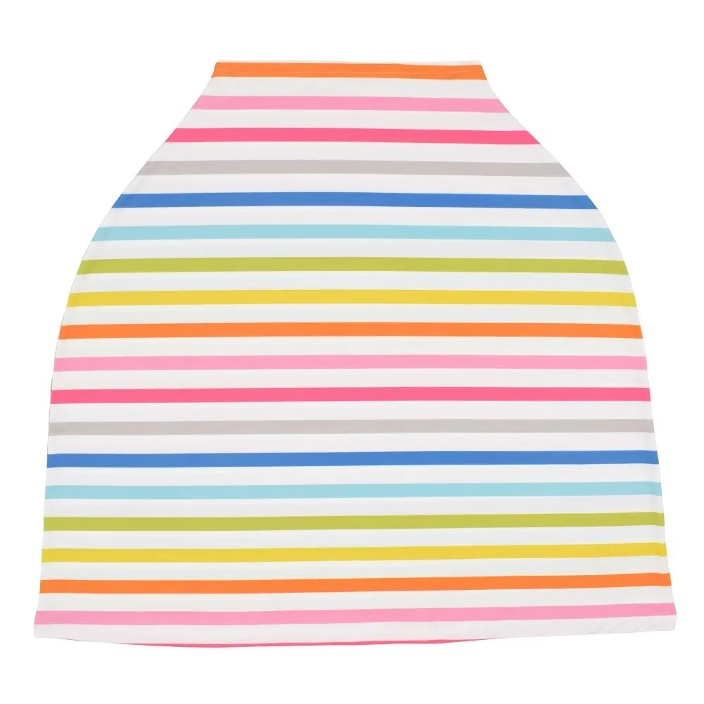 Cotton Striped Breast Feeding Cover baby Car Seat Cover Stroller Cart Multi-Functional Breastfeeding Scarf Nursing Cover