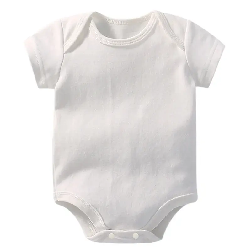 Multi Solid Color Newborn Baby Girl Boy Outfit Set Soft Cotton Material Adorable Infant Clothes Romper and Bottoms