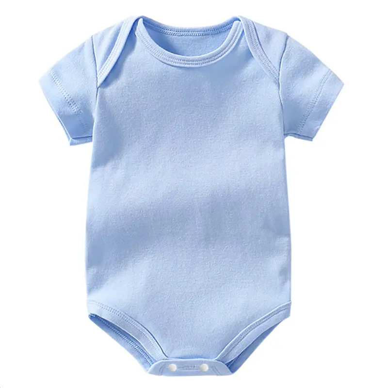 Multi Solid Color Newborn Baby Girl Boy Outfit Set Soft Cotton Material Adorable Infant Clothes Romper and Bottoms