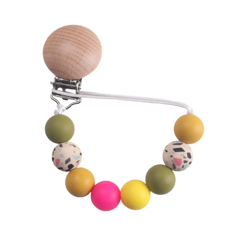 Stylish & Simple Pacifier Clip - A Trendy Accessory for Baby Essentials