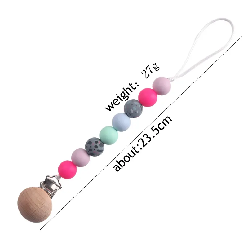 Stylish & Simple Pacifier Clip - A Trendy Accessory for Baby Essentials