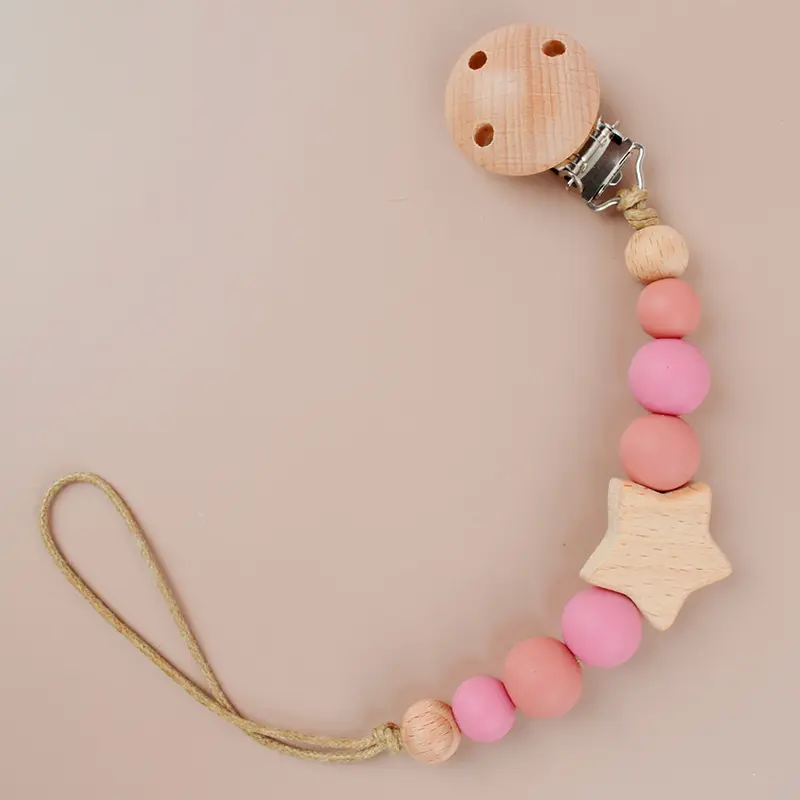 Baby Pacifier Clips Personalized Name Teethers Toys Dummy Nipples Holder Clip Chain Babies Accessories Newborn Gifts