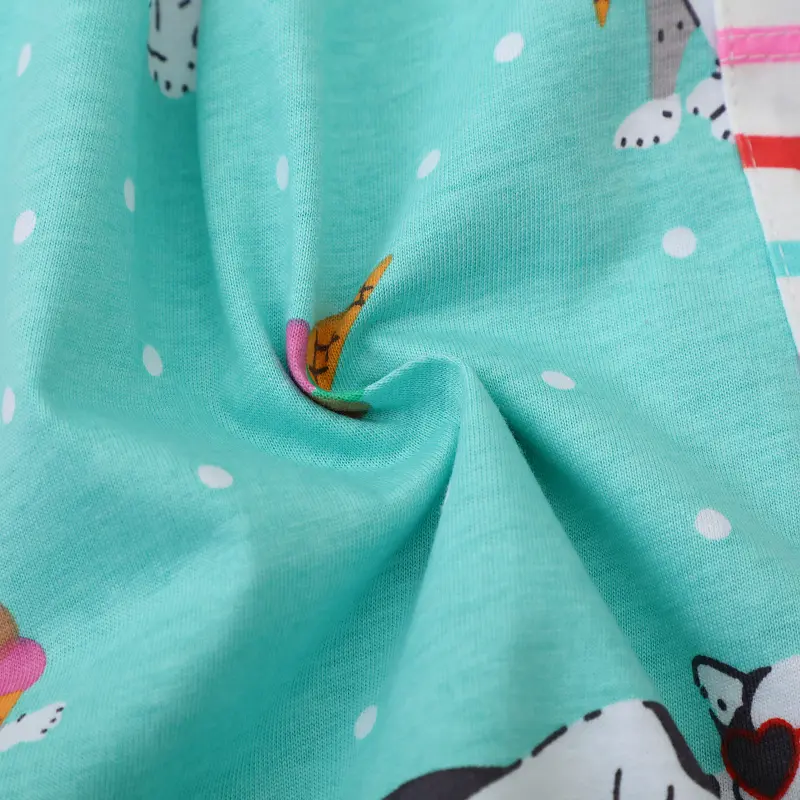 Hot Sale Kids Girl Cat Princess Dress for 2-7 Years Girls Birthday Party Pocket Dresses