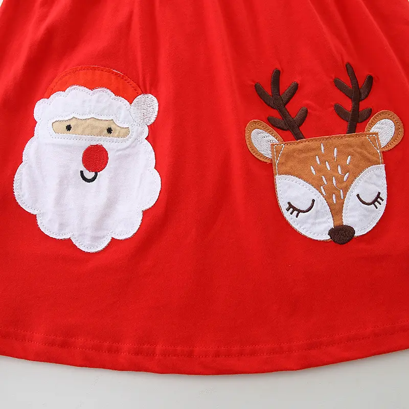 Party Princess Girls Dresses Autumn Cotton Spring Toddlers Clothes Long Sleeve Children's Costume Kids Christmas Wear