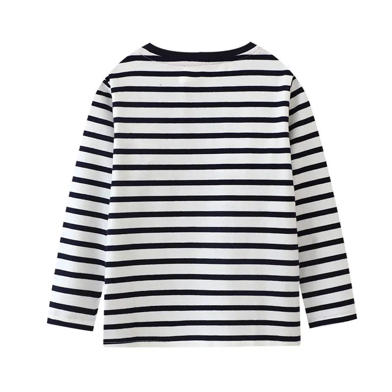 Long Sleeve T-Shirt for Boys and Girls 2025 Autumn New Product Soft Antibacterial Pure Cotton Long Sleeve T-Shirt