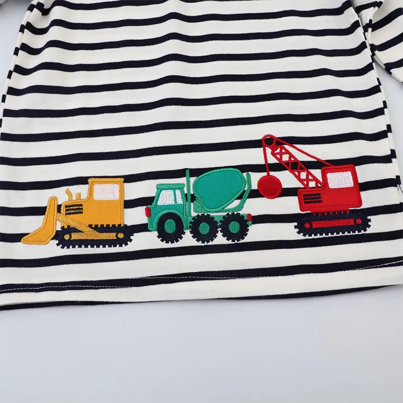 Long Sleeve T-Shirt for Boys and Girls 2025 Autumn New Product Soft Antibacterial Pure Cotton Long Sleeve T-Shirt