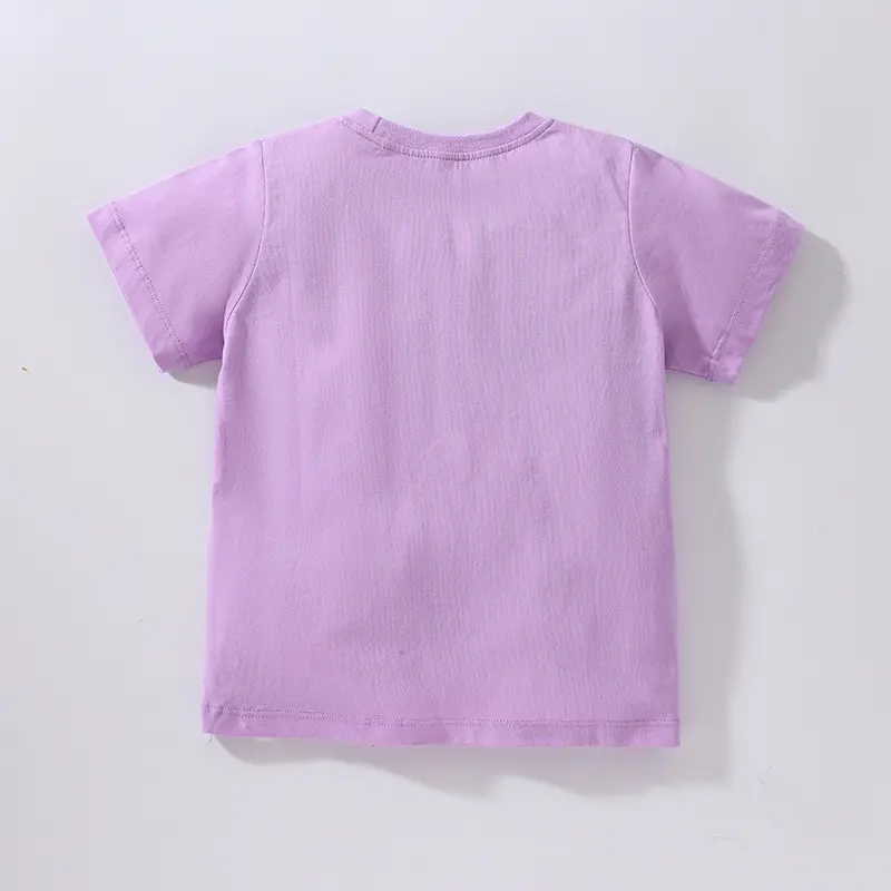 T-shirt Baby Undershirt Girls Boys Top 2025 Summer New Cute Pure Cotton 2-8Y