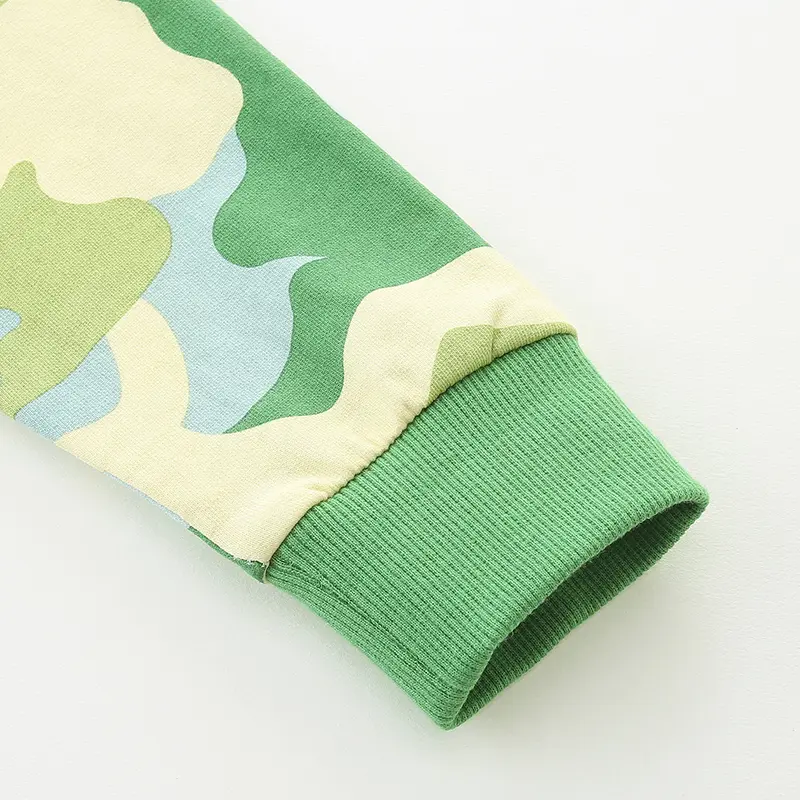 Boys' Camouflage Sweatshirt Bold Tiger Face Print, Long Sleeve & Stylish Adorable Toddler Boy Pullover