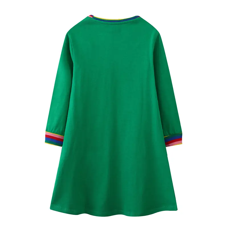 2-7T Long Sleeve Princess Girls Dresses Animals Autumn Spring Hot Selling Birthday Party Dresses