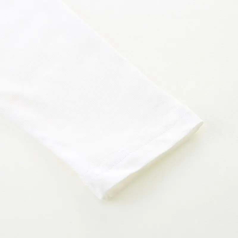 Spring Autumn Girls Tops Long Sleeve Kids Cotton T-shirts Cat Print Applique Children Casual Tees School Home Kids Wear