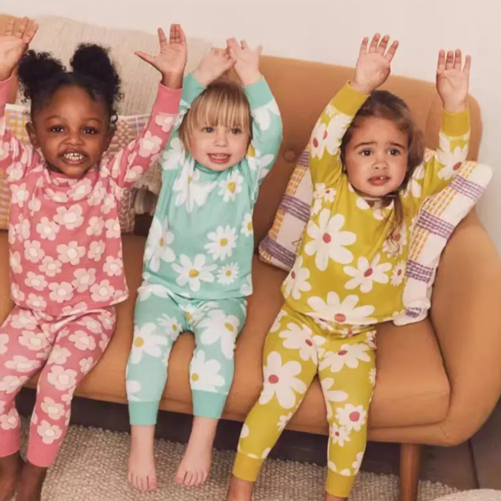 Boys' Animal Print Pajama Sets Lion, Tiger and Elephant Designs, Soft & Cozy Adorable Kids' Sleepwear
