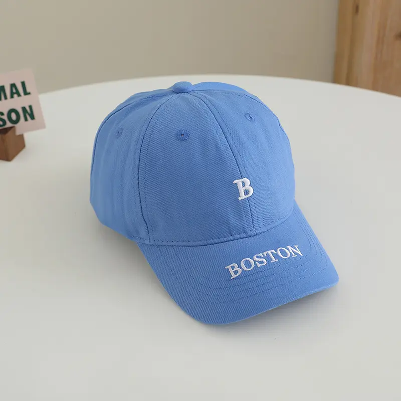 Children's Hats Boys And Girls Four Seasons Korean Version Of The Embroidered Letters Duck Tongue Cap Fashion Baby Baseball Cap