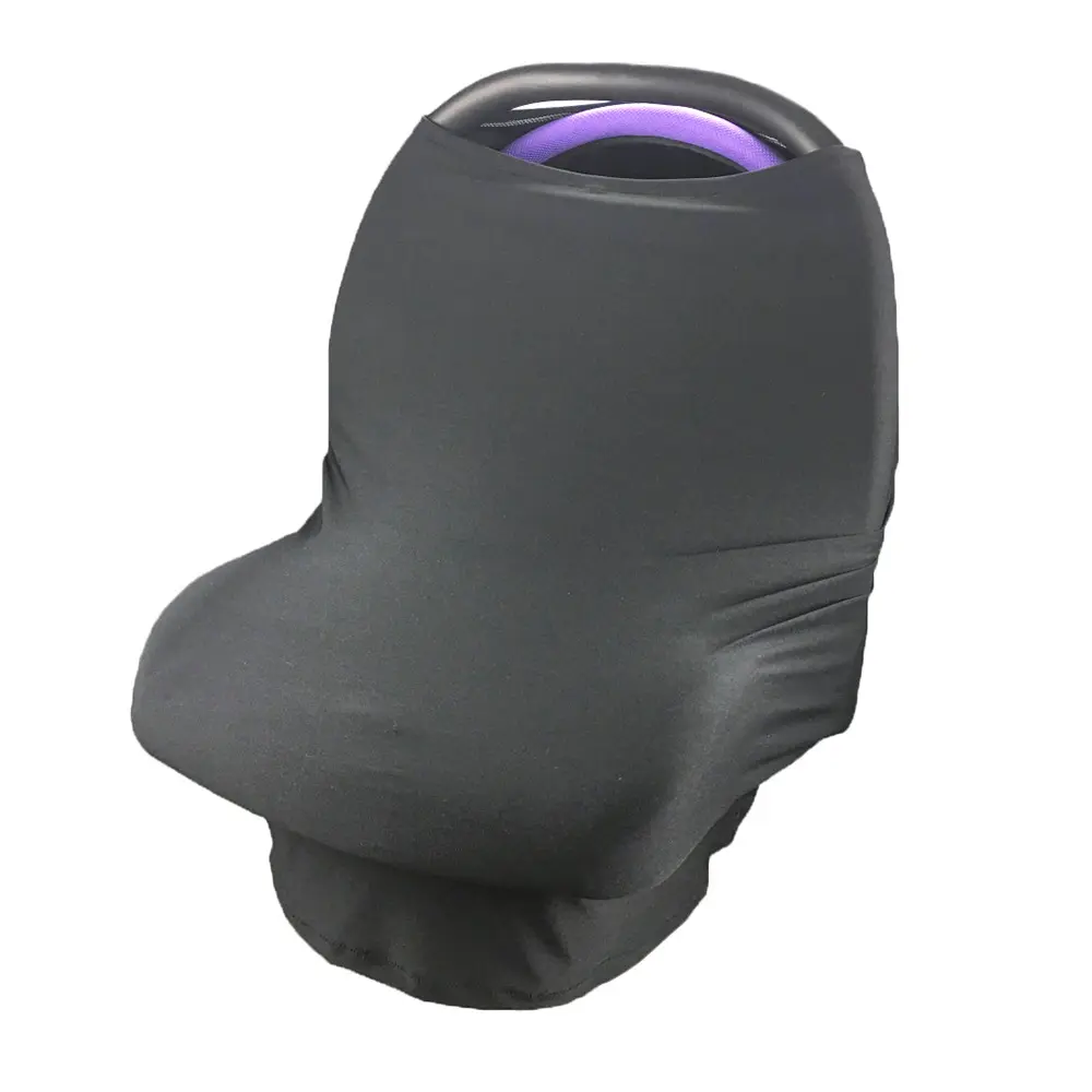 Multicolor Infant Car Seat Cover Universal Car Seat Canopy Stretchable Material, Protects Baby from Sun and Wind