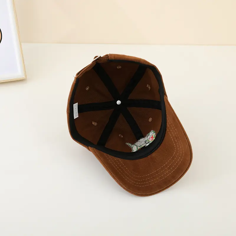 Dinosaur Children Baseball Hat Solid Cotton Kids Duck Tongue Cap 2-8Year Boy Girl Outdoor Sunshade Visors Baby Peaked Caps
