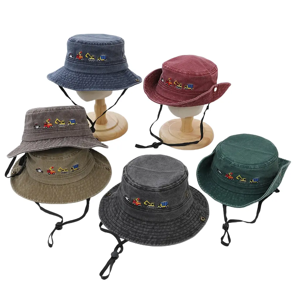 2-8y Summer Baby Hats Newborn Bucket Sunhat Toddler  Denim Panama Cap Boys Girls Sun Hat Infant Caps Easter Hats For Kids