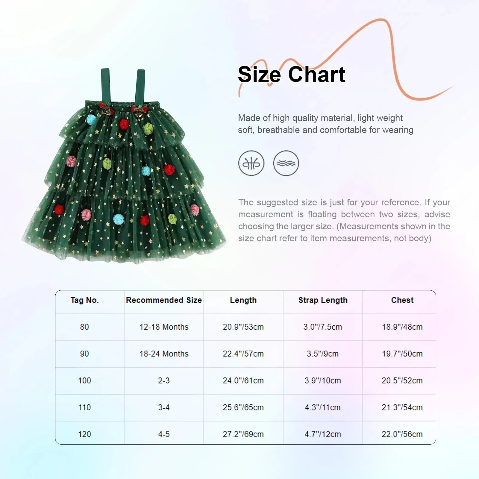 Baby Girl Christmas Tree Elements Costume Flower Glitter Star Christmas Bells Decoration Spaghetti Strap Mesh Patchwork Dress