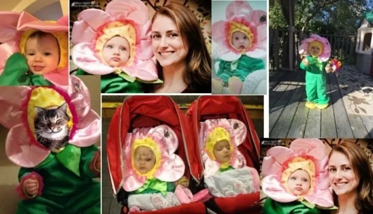 Happy Purim Clothes Carnival Halloween Outfits Baby Girls Flower Costume Rompers Jumpsuit Toddlers Infant Clothes For Party