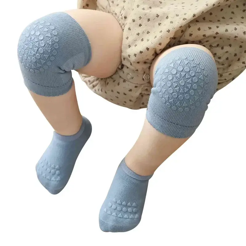 Baby Safety Crawling Set Knee Pads & Anti Slip Socks Protect and Prevent Slips