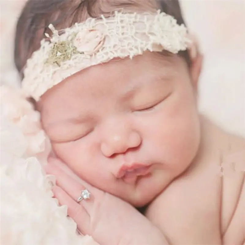 Newborn Photography Accessories Imitation Diamond Ring Baby Girl Photo Props Studio Infant Shoot Decoration Fotografia