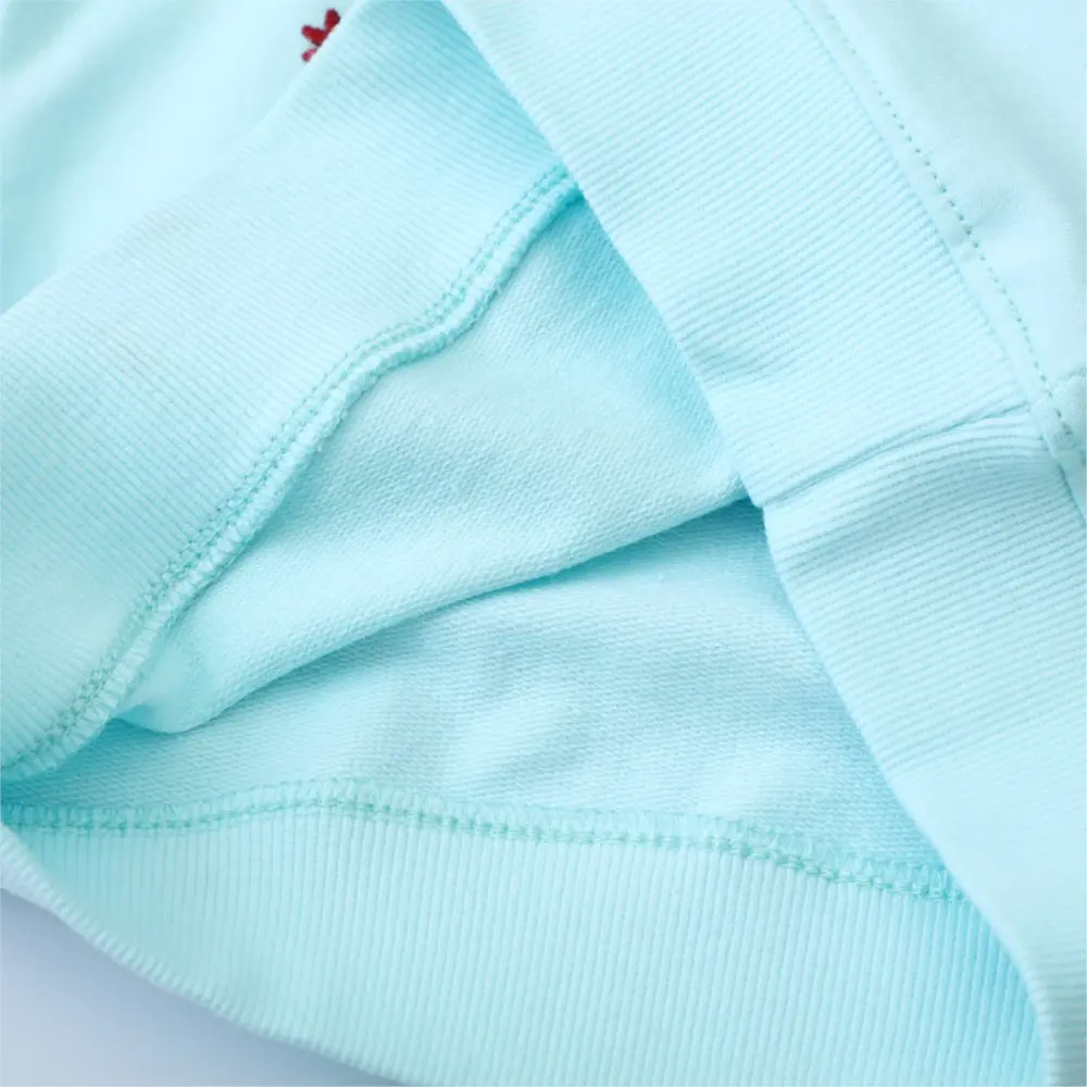 Girls' Light Blue Sequin Embellished Butterfly Sweatshirt Soft & Comfortable Adorable Toddler Kids Pullover