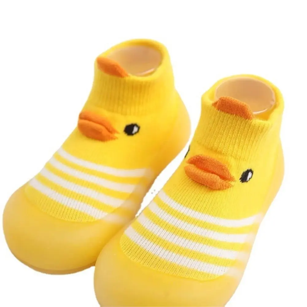Cute and Comfy Cotton Newborn Baby First Walkers Socks Baby Soft-Soled Indoor Casual Shoes Breathable and Non-Slip Baby Shoes