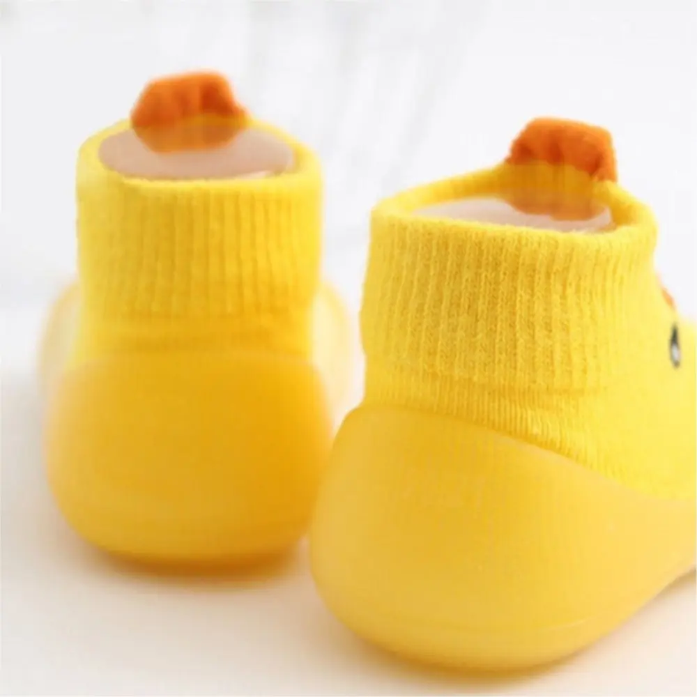 Cute and Comfy Cotton Newborn Baby First Walkers Socks Baby Soft-Soled Indoor Casual Shoes Breathable and Non-Slip Baby Shoes