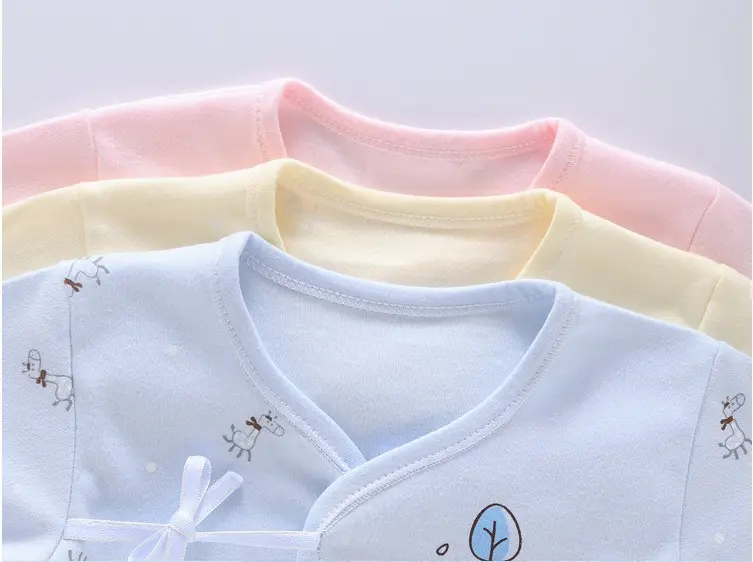 7Piece Spring Newborn Baby Stuff Toddler Clothes Cartoon Cute Cotton T-shirt+Pants+Hats Infant Boys Girls Clothing Set