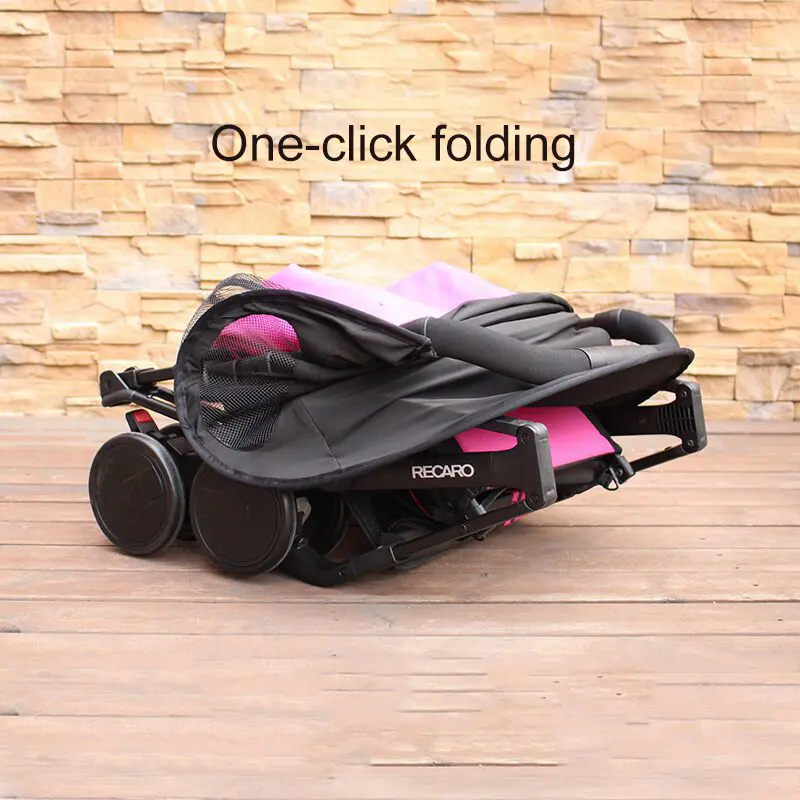 Black Baby Stroller Canopy - Effective UV Blocking for Infant Protection