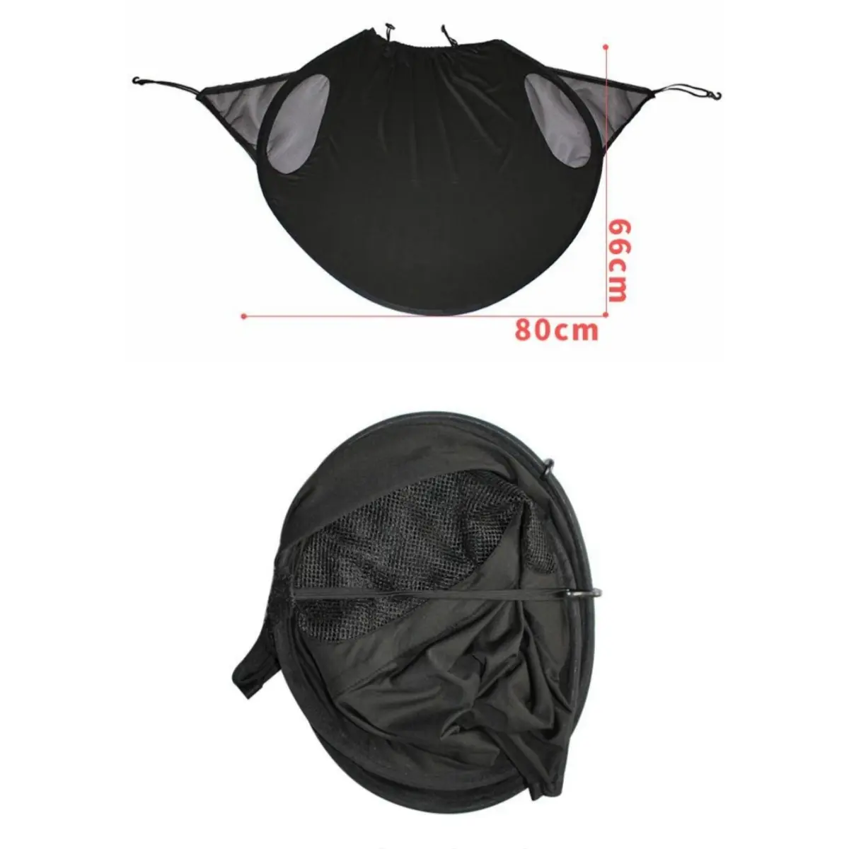 Black Baby Stroller Canopy - Effective UV Blocking for Infant Protection