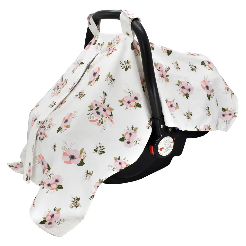 Baby Car Seat Sun Protector Canopy Thick Warm Basket Cover For Winter 3 in 1 Stroller Set Accessory