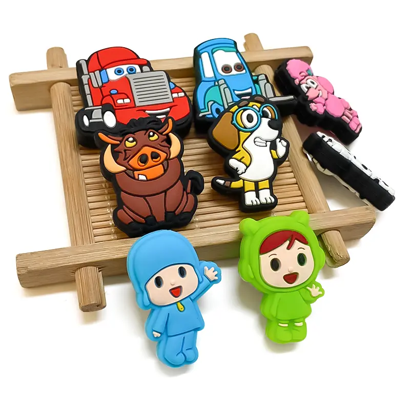10pcs Dog Beads Silicone Kids Teething Toddler Toys Food Grade Silicone Teethers DIY Pacifier Toy Accessories